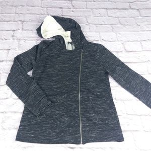 Lucky Brand full zip hooded sweater medium NEW
